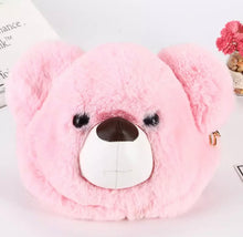 Cargar imagen en el visor de la galería, Mochila de oso de peluche para niña