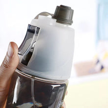 Cargar imagen en el visor de la galería, Botella de agua deportiva en aerosol de 400 ML / 600 ML hervidor de agua sin BPA a prueba de fugas senderismo botellas portátiles bicicleta ciclismo botellas para beber agitador Pour MOD 2117
