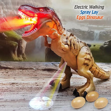 Cargar imagen en el visor de la galería, Juguete eléctrico Rex de gran tamaño para caminar, pulverizador para poner huevos, Robot de dinosaurio con sonido ligero, modelo mecánico de dinosaurios, Juguetes MOD 818