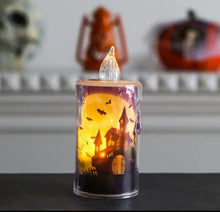 Cargar imagen en el visor de la galería, Velas LED para Halloween, fantasma de terror, castillo de calabaza, decoración de fiesta de Halloween, MOD ZE-1444
