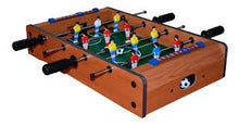 Cargar imagen en el visor de la galería, Mini juego de mesa Futbolito juegute educativo con dos pelotas MOD 053

