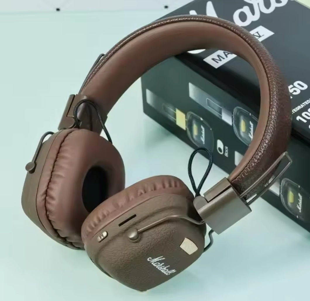 Nuevos auriculares inalámbricos Bluetooth MAJOR V, auriculares plegables de graves pesados para juegos de música con micrófono MOD MARSHALL