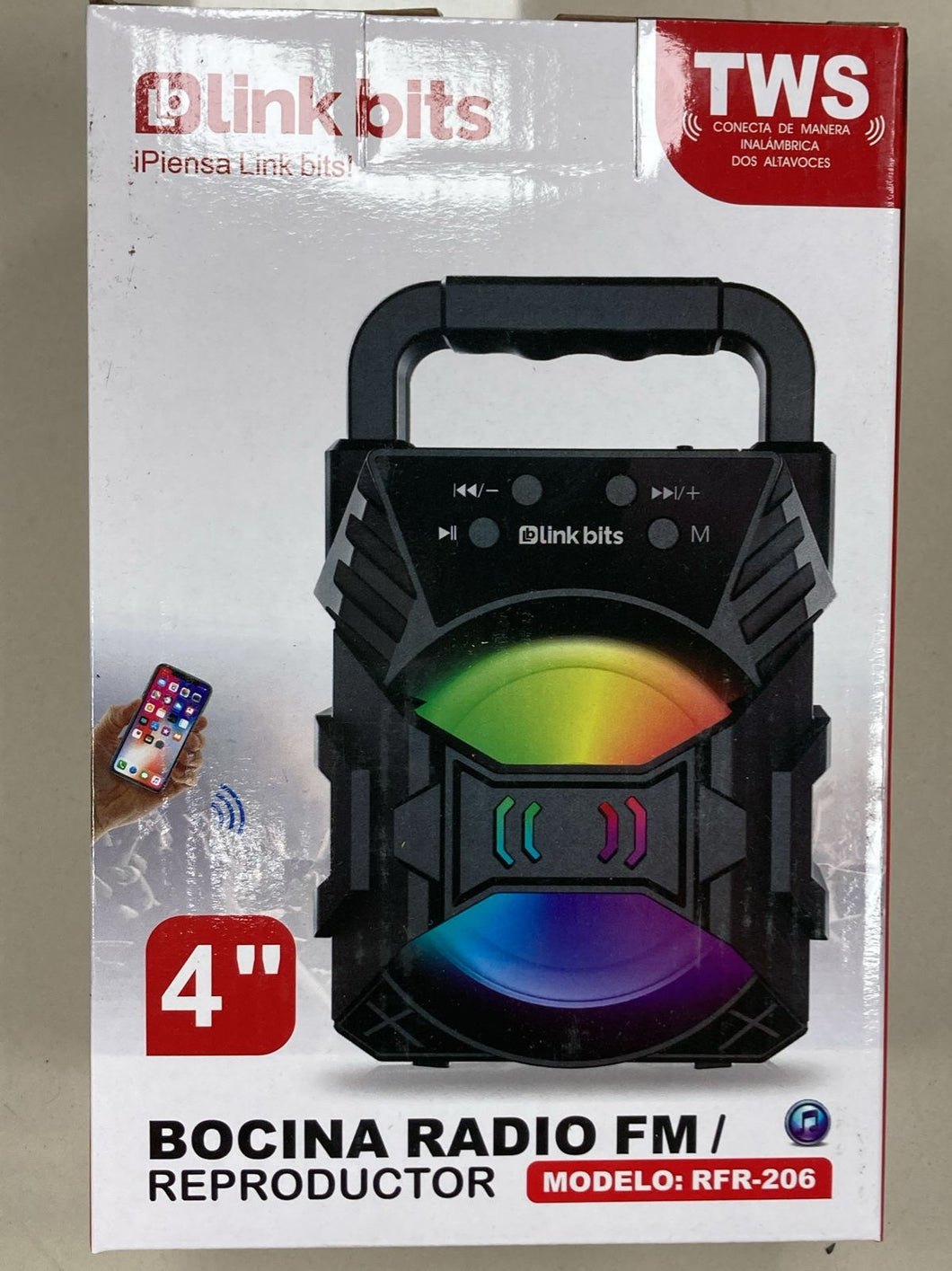 Bocina con radio FM REPRODUCTOR con BT MOD VA490T