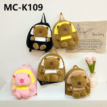 Cargar imagen en el visor de la galería, Mochila de peluche Capybara MOD MC-K109
