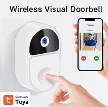 Cargar imagen en el visor de la galería, Timbre de puerta Wifi 1080P impermeable en tiempo Real Tuya timbre inteligente intercomunicador inalámbrico timbre de puerta intercomunicador cámara MOD T1 T2
