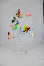 Cargar imagen en el visor de la galería, Árbol led de mariposas lámpara de adorno para muro o mueble MOD SDD1265
