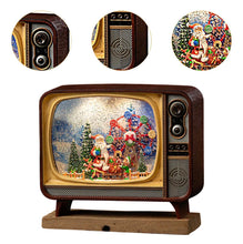 Cargar imagen en el visor de la galería, Televisor, Retro, navideño, Caja, musical, con luz y sonido MOD WDL24034B
