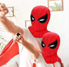 Cargar imagen en el visor de la galería, Máscara de spider-man automática con anillo electrónico para mover los ojos automática MOD 999DD-1
