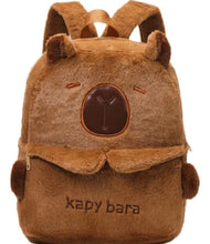 Cargar imagen en el visor de la galería, Mochila de peluche felpa Capybara MOD 1217
