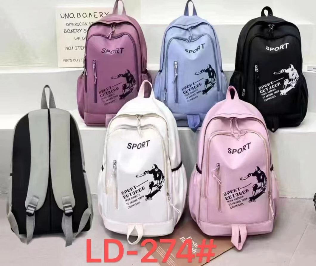 Mochila excelente calidad 46x30 cm  MOD LD-274