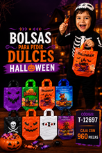 Cargar imagen en el visor de la galería, Dulceros o bolsitas para pedir dulces HALLOWEN para niños  MOD T-12697

