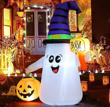 Cargar imagen en el visor de la galería, Fantasma Inflable De Halloween De 1,5 M Con Calabaza Inflable MOD 96900
