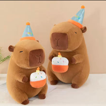 Cargar imagen en el visor de la galería, Peluche de Capybara hasta 40 cm trae luz y sonido MOD 6678
