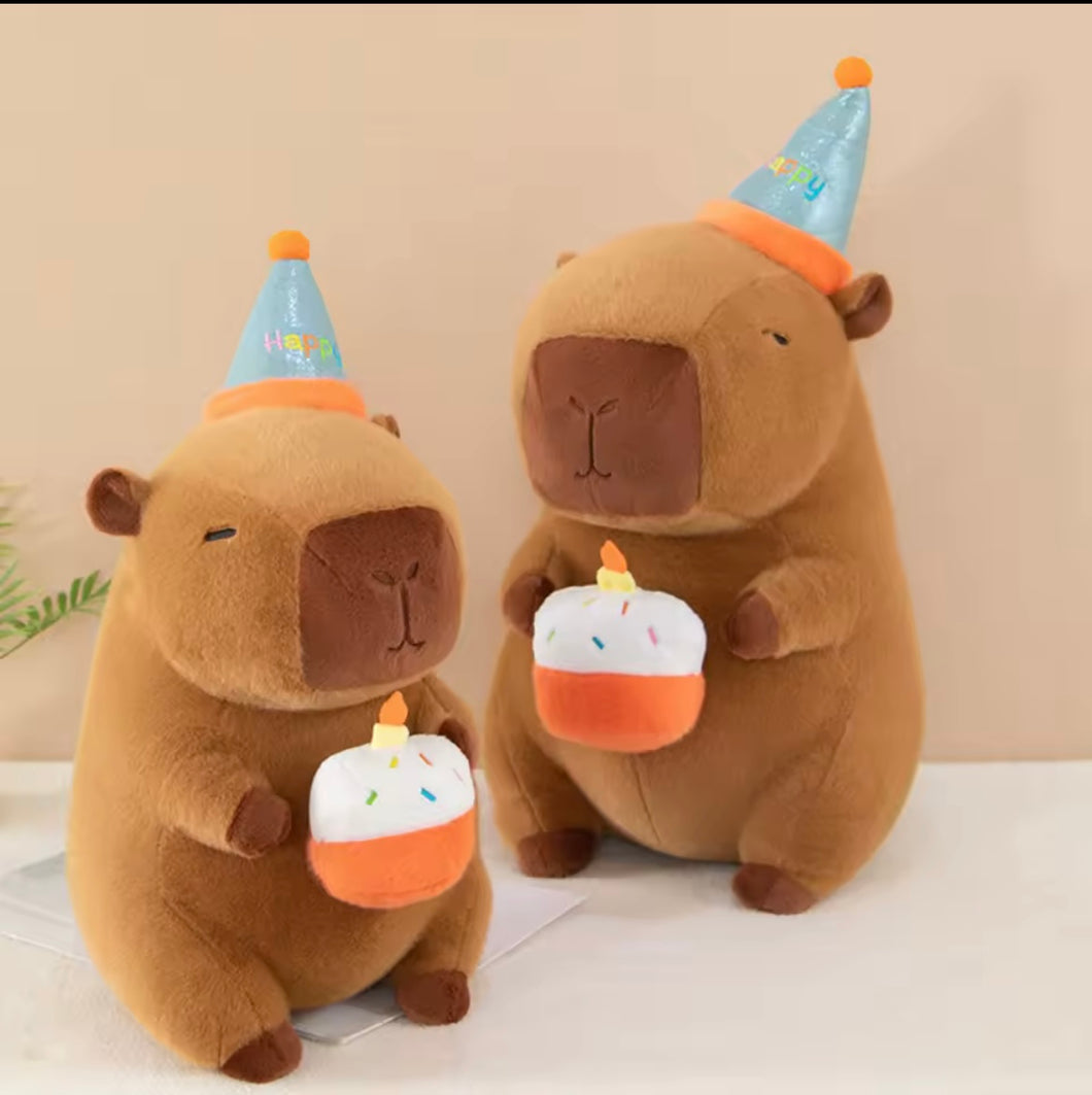 Peluche de Capybara hasta 40 cm trae luz y sonido MOD 6678