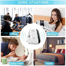 Cargar imagen en el visor de la galería, Repetidor de señal WIFI para el Hogar oficina o trabajo facil de instalar y programar MOD M-669
