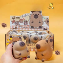 Cargar imagen en el visor de la galería, Squeeze de espuma Capybara con aroma en red  MOD Z-28
