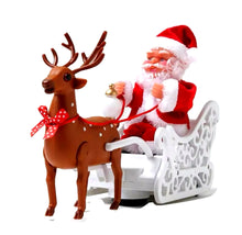Cargar imagen en el visor de la galería, Santa claus trineo musical MOD HS1371-12

