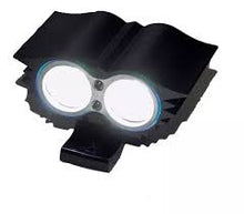 Cargar imagen en el visor de la galería, Fara auxiliar LED tipo águila, dos ojos blanco blanco, con luz alta, baja y Estrobo MOD RS-LED-13006W
