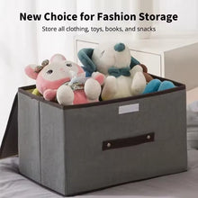 Cargar imagen en el visor de la galería, Organizador de almacenamiento plegable a prueba de polvo para ropa, juguetes, joyería, cosméticos, organizador de escritorio para el hogar, caja de cajón de armario grande lavable MOD. 1632
