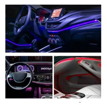 Cargar imagen en el visor de la galería, Luz led para auto Cinta de luz LED de neón Rgb Atmosphere, 8 metros, 14 x 1 V, 12 V, Sholight MOD FM-000184
