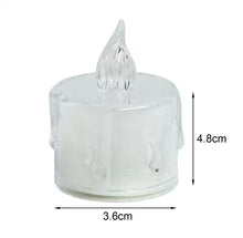 Cargar imagen en el visor de la galería, Vela de simulación LED sin humo, hermosa vela electrónica, iluminación nocturna, cera de té brillante festiva para fiesta MOD ZE-1448
