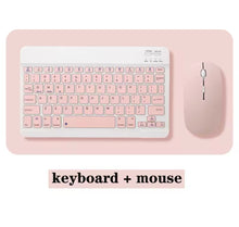 Cargar imagen en el visor de la galería, Juego de teclado y ratón inalámbrico minimalista, Bluetooth, Delgado, 10 pulgadas, Ipad, Android, tabletas, portátil MOD AS-110
