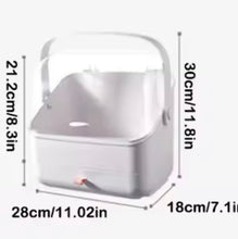 Cargar imagen en el visor de la galería, Caja de almacenamiento organizadora de maquillaje, cajón de escritorio a prueba de polvo, organizador de joyas MOD C2-110
