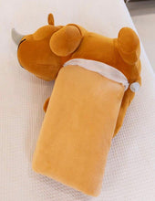 Cargar imagen en el visor de la galería, Almohada grande peluche rinoceronte  gris MOD k-11 medida de frazada 1.00 x 1.80 medida peluche 55
