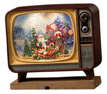 Cargar imagen en el visor de la galería, Televisor, Retro, navideño, Caja, musical, con luz y sonido MOD WDL24034B
