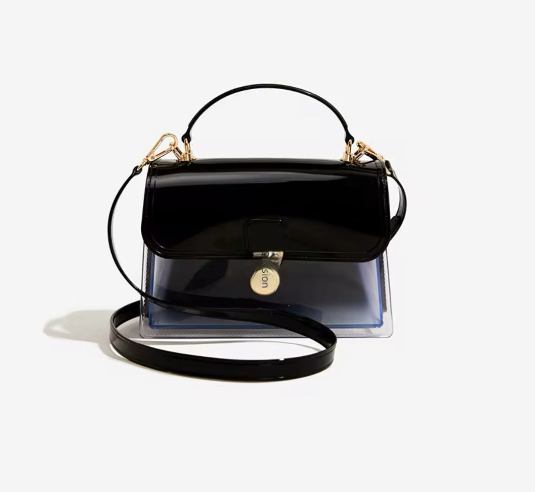 Bolsa de moda bandolera transparente MOD 82458