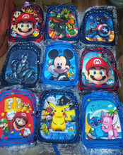 Cargar imagen en el visor de la galería, Mochila combo 3 pz  para primaria de personajes surtidos mágica MOD G-6437
