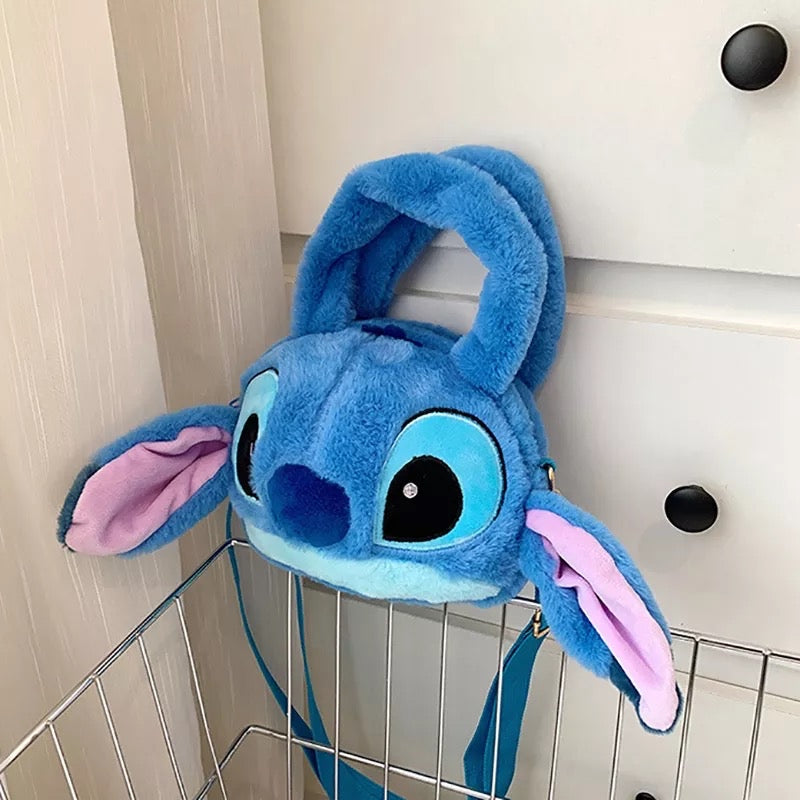 Bolso de peluche de Stitch para niños, bolsa de mensajero de felpa Kawaii stich MOD 1837