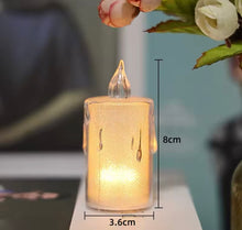 Cargar imagen en el visor de la galería, Vela electrónica LED, vela sin llama, decoraciones de cumpleaños, boda, navidad, batería MOD DE-1449
