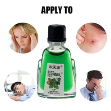 Cargar imagen en el visor de la galería, Bálsamo de Tigre, aceite esencial refrescante, menta, mentol líquido refrigerante, cura el dolor de cabeza, mareos, picazón, repelente de mosquitos, yeso de hierbas MOD ZE-1728

