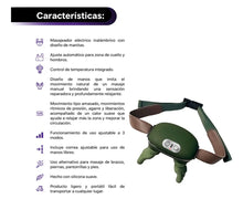 Cargar imagen en el visor de la galería, Masajeador Eléctrico Diseño De Manitas Control Temperatura FH-670
