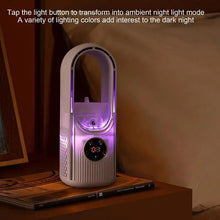 Cargar imagen en el visor de la galería, Enfriador de aire eléctrico portátil, ventilador sin hojas, 6 velocidades, temporizador silencioso, Humidificador MOD 17198-1
