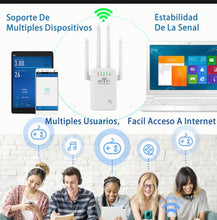 Cargar imagen en el visor de la galería, Repetidor Wifi Amplificador De Señal U9 Router 300mbps 2.4g MOD FM-000154

