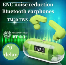 Cargar imagen en el visor de la galería, Auriculares inalámbricos TM20, cascos con Bluetooth, TWS, pantalla LED, táctil, cancelación de ruido
