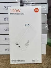 Cargar imagen en el visor de la galería, Cargador turbo de 120 w de mitrada tipo C y usb carga TURBO
