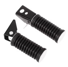 Cargar imagen en el visor de la galería, Reposapiés trasero piezas motocicleta, estriberas compatibles con GS125, GN125, accesorios para Motocross, pedales, 2 uds. MOD RS-GRL-12015BK
