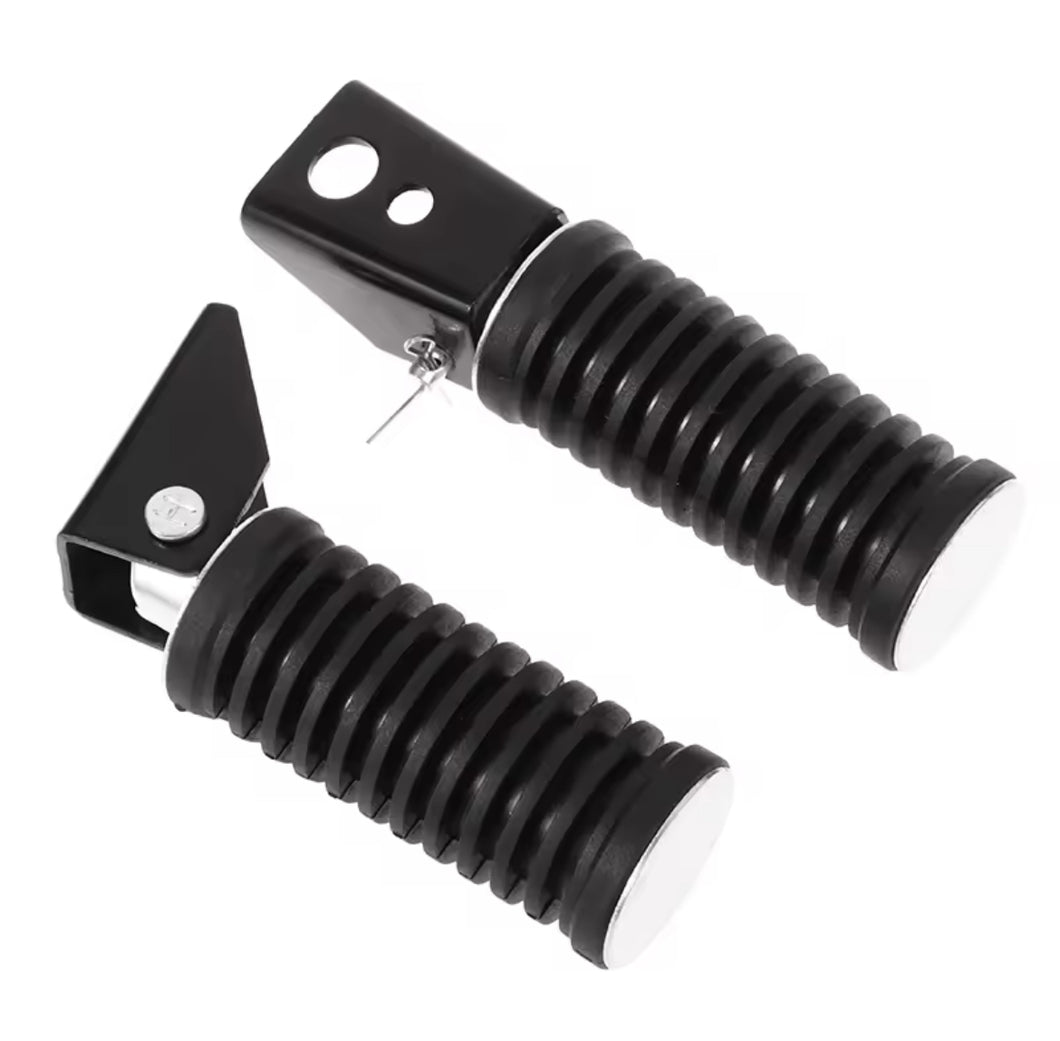 Reposapiés trasero piezas motocicleta, estriberas compatibles con GS125, GN125, accesorios para Motocross, pedales, 2 uds. MOD RS-GRL-12015BK