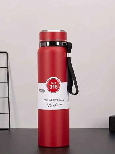 Termo de acero inoxidable vacum 316 con coladera para te o café de 1000 ml MOD 8184