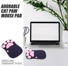 Cargar imagen en el visor de la galería, Alfombrilla para ratón con forma de pata de gato, suministros de oficina para ordenador portátil Kawaii, accesorios de escritorio para niños MOD SBD16
