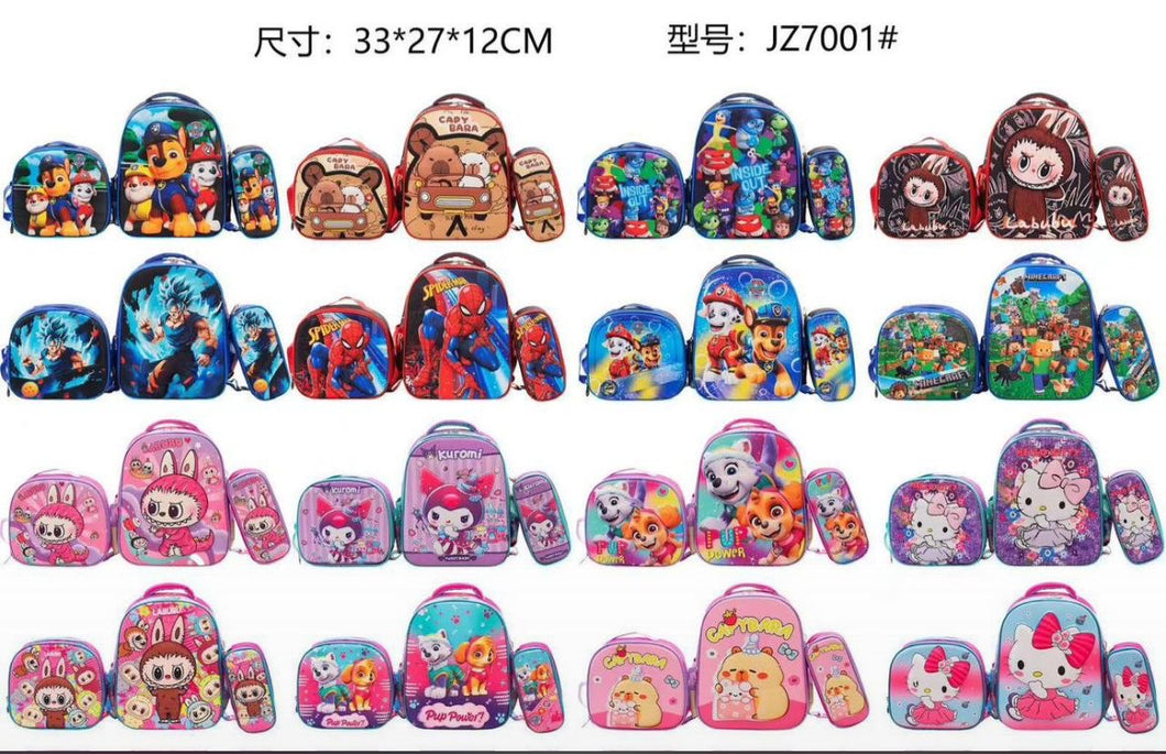 Mochila combo preescolar JZ7001