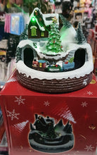 Cargar imagen en el visor de la galería, Villa Navidad Villa Árbol Navidad Escena Luz Led Y Musical MODLSZ502ABC
