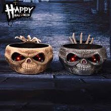 Cargar imagen en el visor de la galería, contenedor de caramelos, decoración hallowen luz MOD HNR296
