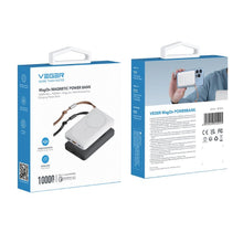 Cargar imagen en el visor de la galería, VEGER MagOn Magnetic Power Bank, una batería externa magnética inalámbrica 10000 mAp MOD W1151
