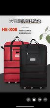 Cargar imagen en el visor de la galería, Maleta Bolsa de viaje plegable con ruedas universales, bolsa de equipaje expandible de gran capacidad MOD HE-X08
