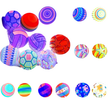 Cargar imagen en el visor de la galería, Pelota de luz 12 piezas Pelota luminosa portátil para deportes, pelota hinchable de goma, parpadeante, juegos interactivos al aire libre, juguetes para padres e hijos
