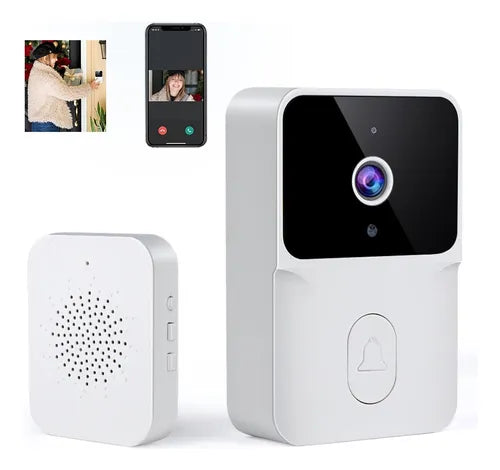 Timbre Inalambrico Inteligente Con Camara y Con App MOD Q-ML064